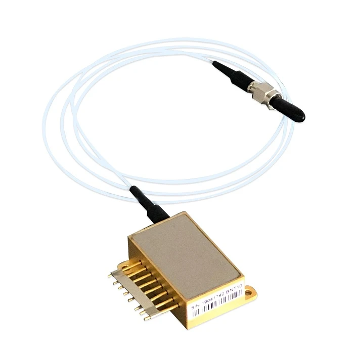 100mW 532nm Fiber Laser Module Fiber Coupled Laser Diode Optical Fiber Detection Function PD
